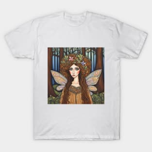 Cher as a fairy in the woods T-Shirt